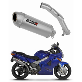 Dominator Exhaust Silencer Muffler S6 + dB killer Honda VFR 800 Fi 98-01