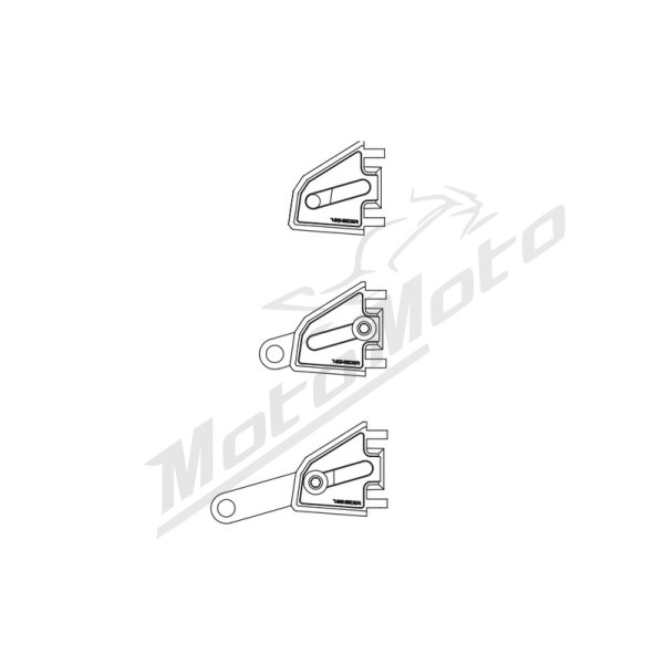 HIGHSIDER priekinių žibintų laikiklis 47 / 49 / 50 / 52 / 54mm BMW / Honda / Kawasaki / KTM / Suzuki / Triumph / Yamaha 125-1250cc 80-25