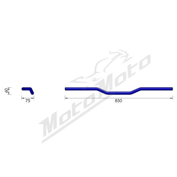 HIGHSIDER Pro Street L00 Vairas 851mm Harley Davidson / Yamaha / Suzuki / Triumph 500-2000 86-26