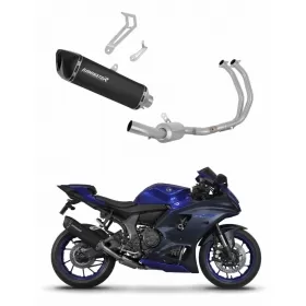 Yamaha YZF R7 2021-2024 RACE Pilna išmetimo sistema HP6 BLACK + dB killer