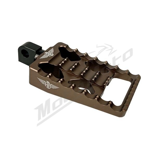 HEINZ BIKES MX V1 Front/Rear Foot Pegs Harley Davidson FLD / FLS / FXD / FXDF / XL / XLH / FXSTD / FXDL 883/1800 90-20