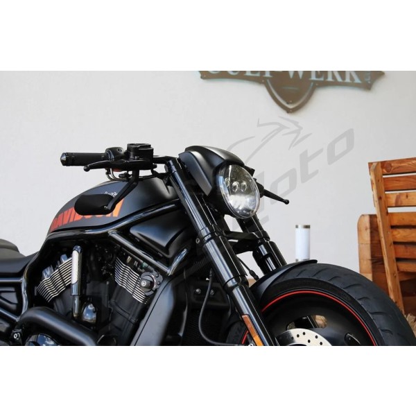 CULT WERK Priekinio žibinto apdaila nedažyta Harley Davidson 1130-1250cc 2002-2017