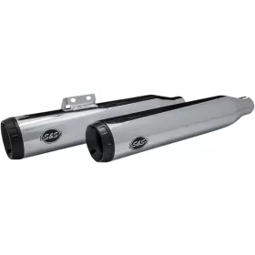 S&S CYCLE Grand National Slip-On Mufflers Harley Davidson FLDE / FLHC / FLHCS 1750-1868cc 18-20