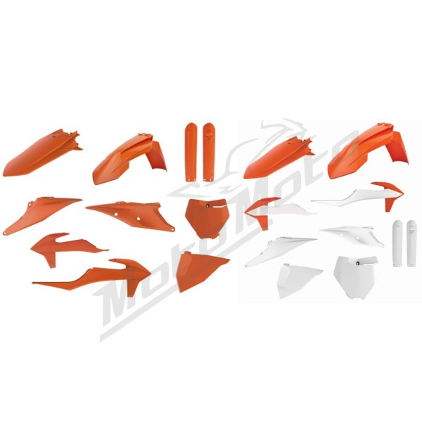 POLISPORT Plastikų komplektas KTM SX / SX-F / XC 125-450cc 2019-2022