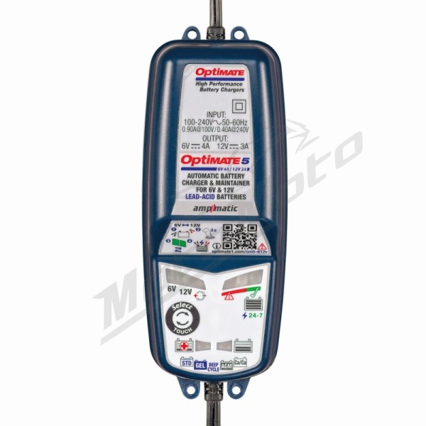TECMATE OptiMate 5 6V/12V Battery Charger
