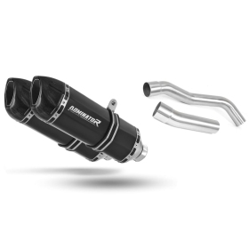 Kawasaki Z1000 2007-2009 Exhaust Silencer Muffler HP1 BLACK + dB killer