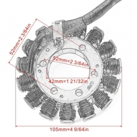 Stator ignition KAWASAKI ZX6R / ZX10R / NINJA 2008-2017