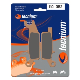 TECNIUM MX/ATV Sintered Metal Brake pads - MO352 Yamaha YFM 550-700cc 07-25