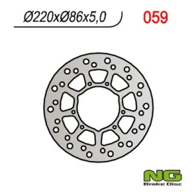 NG BRAKES Fixed Rear Brake Disc 220mm Yamaha TT-R / TW / XT / XTZ 125-600cc 87-17