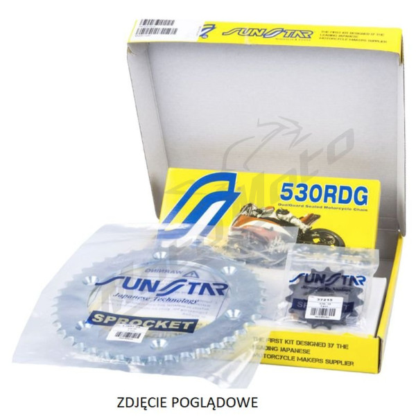SUNSTAR Chain and sprocket set 530 Honda CBR 1000RR 06-07