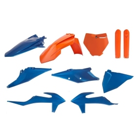 Polisport plastikų komplektas KTM SX, SX-F 125/450cc 19-22 Mėlyna / Oranžinė