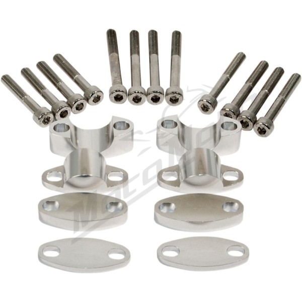 EMGO Universal Aluminum Handlebar Riser Kit Ø28.6mm