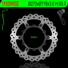 NG BRAKES Front Wave Floating Brake Disc 270mm Yamaha WR / YZ 125-450cc 94-19