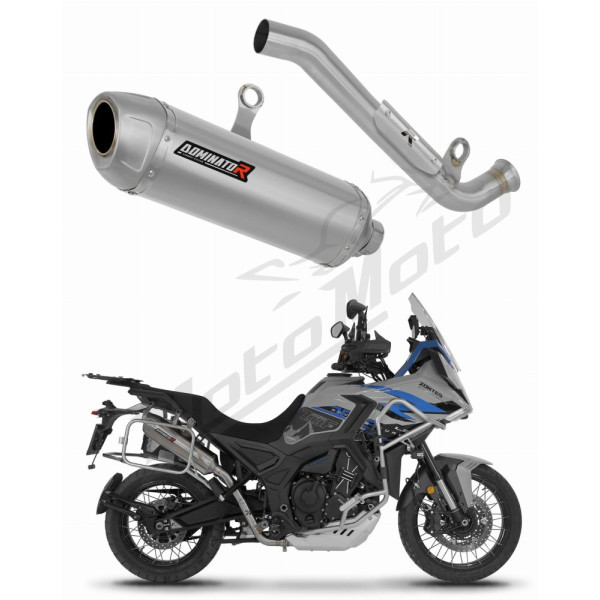 Dominator Exhaust Silencer Muffler S6 + dB killer Zontes 703F 2025->