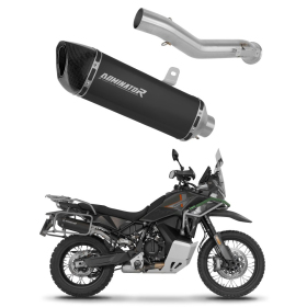Dominator Exhaust Silencer Muffler HP6 BLACK + dB killer CF MOTO 1000 MT-X 2026