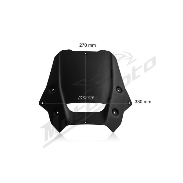 WRS SPORT Windscreen Matt Black Honda NX 500A 24-25