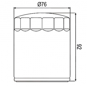 Oil filter HIFLO HF171B HARLEY DAVIDSON/ BUELL 1994-2020