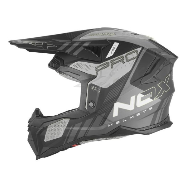 Krosinis šalmas Nox N634 Storm