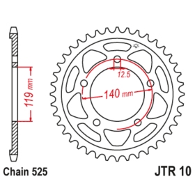 Rear sprocket JTR10.42ZBK 