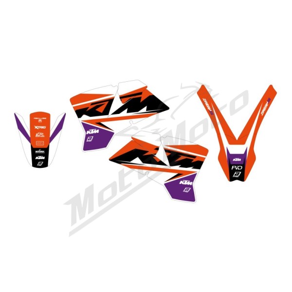 BLACKBIRD RACING Dream 5 Graphic Kit KTM EXC / EXC-G / SX 125-525cc 01-04