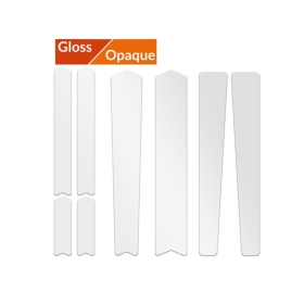 ALGIS frame protective stickers set Gr/Road (glossy-transparent)