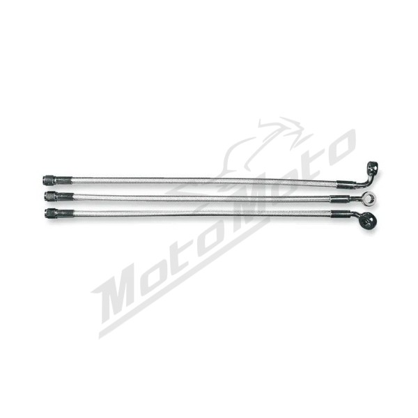 MAGNUM SHIELDING Designer Series Ø10mm Upper Brake Line 58.5cm 35° Harley Davidson FLHR 1690/1750 14-19
