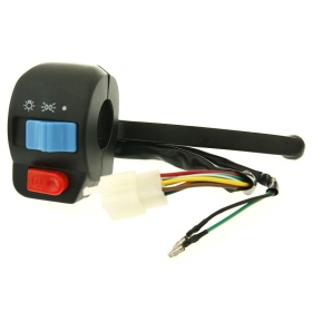 101 OCTANE Right-Hand Switch Assembly with Brake Lever Baja / Baotian / Beeline / Rex / Sachs 50 98-21