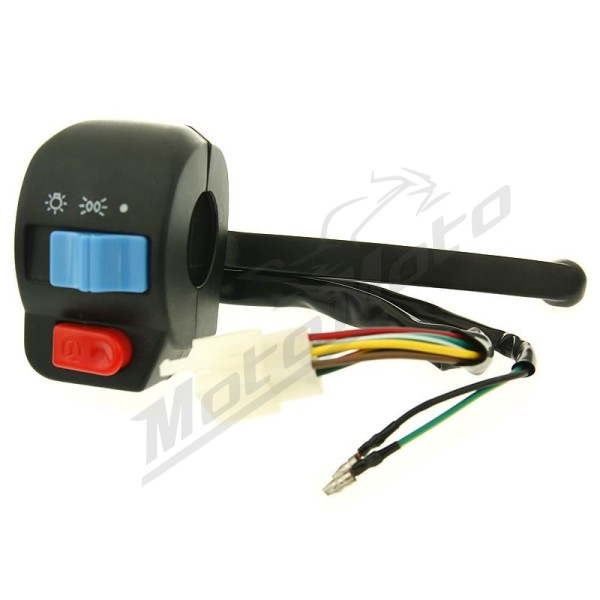 101 OCTANE Right-Hand Switch Assembly with Brake Lever Baja / Baotian / Beeline / Rex / Sachs 50 98-21
