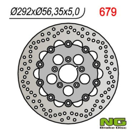 NG Priekinis plaukiojantis stabdžių diskas 292x56,3x5mm Harley-Davidson Sportster / XR 883-1200cc 00-13