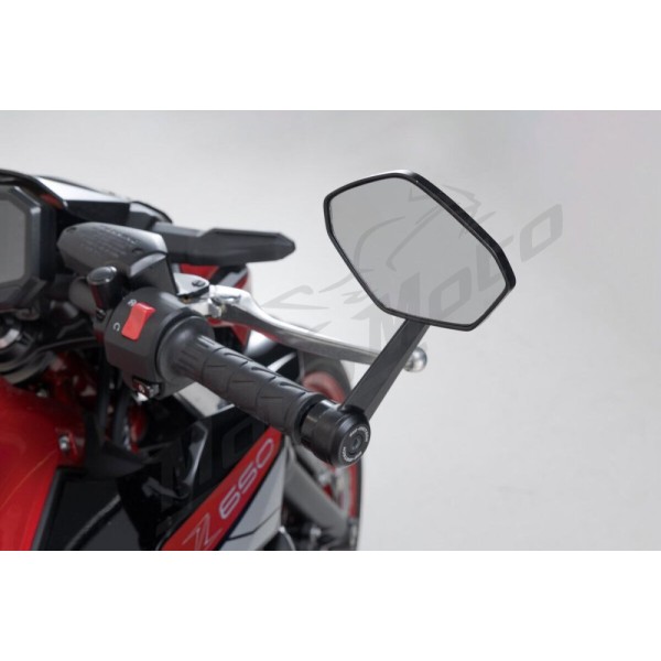 SW-MOTECH Bar end Mirrors Kawasaki Z 650 17-26