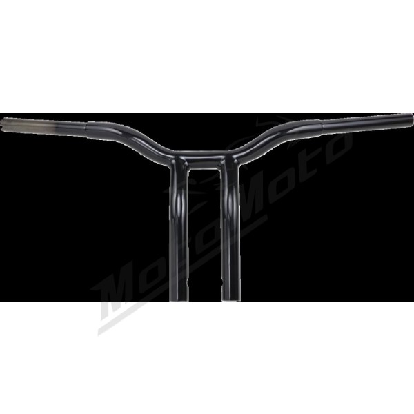 LA CHOPPERS Kage Fighter suvirintas lenktas vairas su stovu 32mm 76x30,5cm