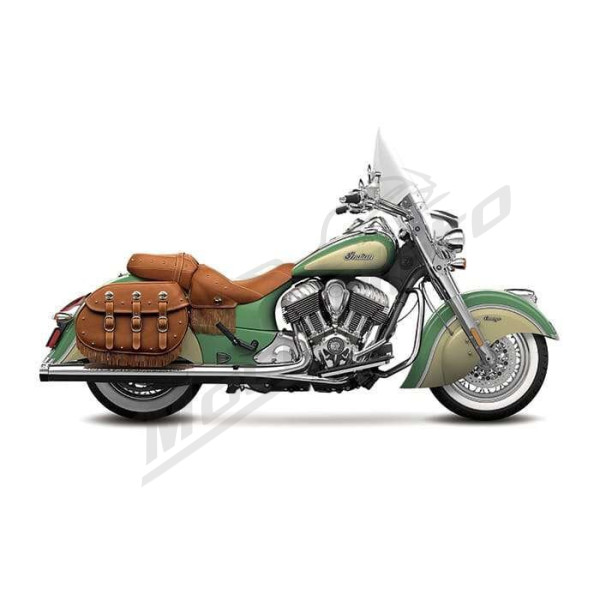 RINEHART RACING 500-0502C 4" Muffler Slip-On Duals for  INDIAN CHALLENGER / PURSUIT / ROADMASTER / SPRINGFIELD 1768-1900 14-26