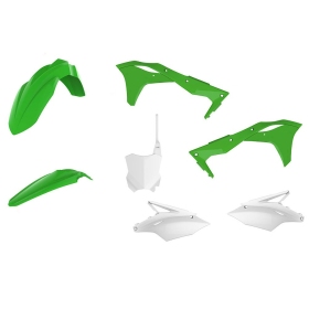 Polisport plastikų komplektas Kawasaki KX 250cc (2017-2020) Žalia / Balta