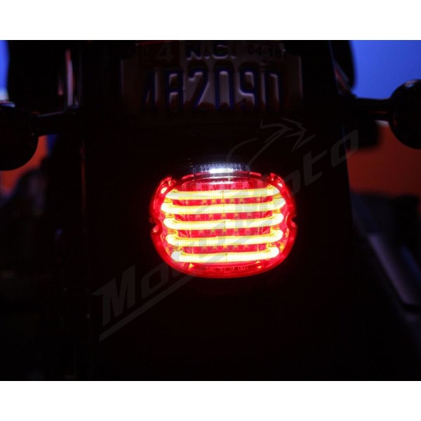 CUSTOM DYNAMICS ProBEAM® Low-Profile LED Taillight Kit Harley Davidson FLD / FLDE 883-1977cc 96-24