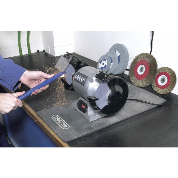 DRAPER 230V Heavy Duty Bench Grinder 150mm 370W