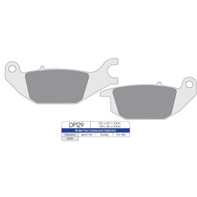 DP BRAKES Standard Sintered Metal Brake Pads CF Moto / Honda 125cc 01-24