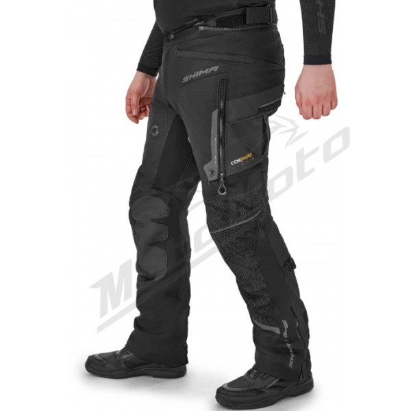 SHIMA TRACKER Men Textile Pants Black