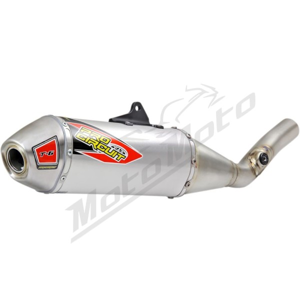 PRO CIRCUIT T-6 Slip-On Silencer Stainless Steel/Aluminum Suzuki RM-Z 450 18-26
