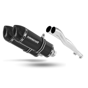Kawasaki ZZR 1400 2006-2011 Exhaust Silencer Muffler HP1 BLACK + dB killer