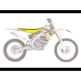 Blackbird Racing Double Grip 3 Seat Cover Suzuki RM-Z 450 08-17 Yellow/Black