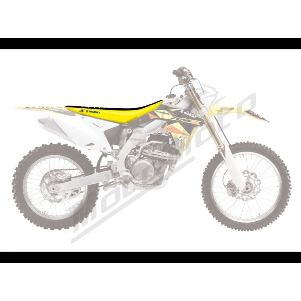 Blackbird Racing Double Grip 3 Seat Cover Suzuki RM-Z 450 08-17 Yellow/Black