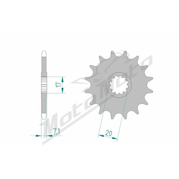 AFAM Chain Kit 420R1G 12/47 APRILIA RS 50 REPLICA 2004 