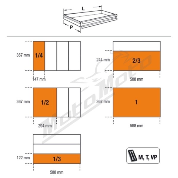 BETA RSC24L Mobile Roller Cab 7 Drawers + Assortment of 248 tools