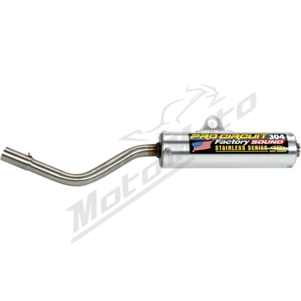 PRO CIRCUIT 304 Silencer Stainless Steel/Aluminum Kawasaki KX / Suzuki RM 65 00-22 