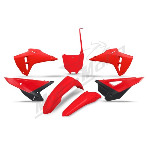 UFO Standard Plastics Kit w/o Fork Guards Honda CRF 250-450 25-26