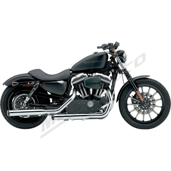 COBRA 3" Slashcut Slip-On Mufflers Harley Davidson XL 883-1200cc 04-13