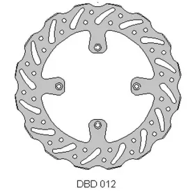 Delta braking front disc (250x100x3mm) Kawasaki KX 125-250 89-02