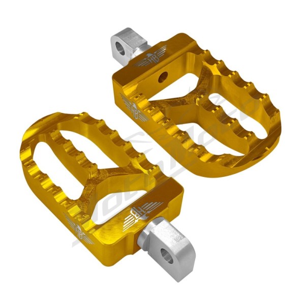 HEINZ BIKES MX V2 Front/Rear Foot Pegs Harley Davidson FLD / FLS / FXD / FXDF / XL / XLH / FXSTD / FXDL 883/1800 90-22