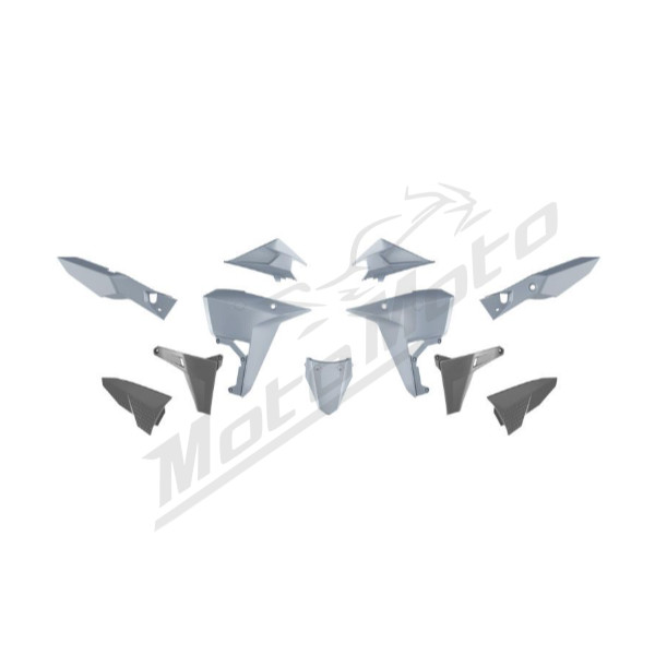 Racetech Plastic Set Kove X Pro / Rally 800 24-25 Grey