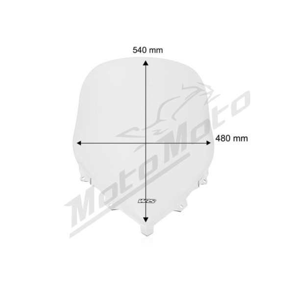 WRS Windscreen Caponord Clear BMW K1200 / K1300 05-16